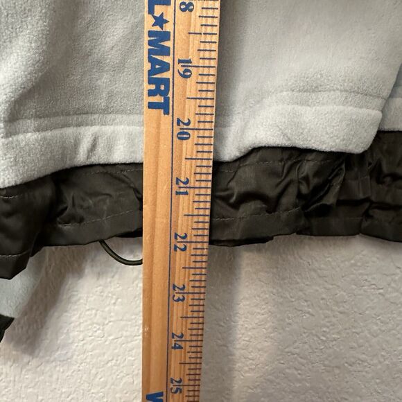 Athleta Zion Microfleece Pullover Half Zip Green Mint Colorblock Size Small EUC - Picture 6 of 7